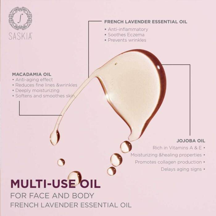 Natural Multi-Use Oil  for Face and Body Relaxation blend